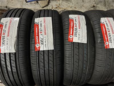 New MRF Wanderer P235/65R17 104H tires set of 4 $396.00 add $100.00 for installation